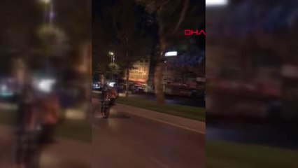 İstanbul Tünelde 'Tek Teker' Kazası Kamerada