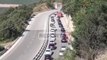 Report TV - Aksident në rrugën e Kombit, fluks makinash në Morinë