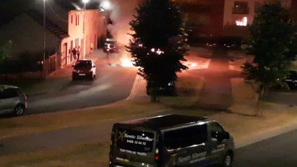 Incendie de véhicule à Saint-Symhorien
