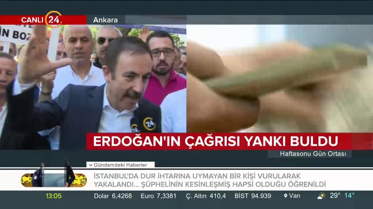 Cumhurbaşkanı Erdoğan'ın çağrısı karşılık buldu