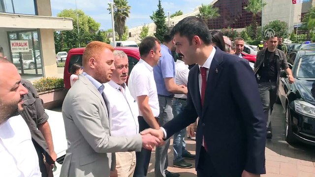 Çevre ve Şehircilik Bakanı Kurum AK Parti İl Başkanlığı'nı ziyaret etti - SAMSUN