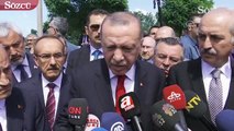 Erdoğan, felaket bölgesinde