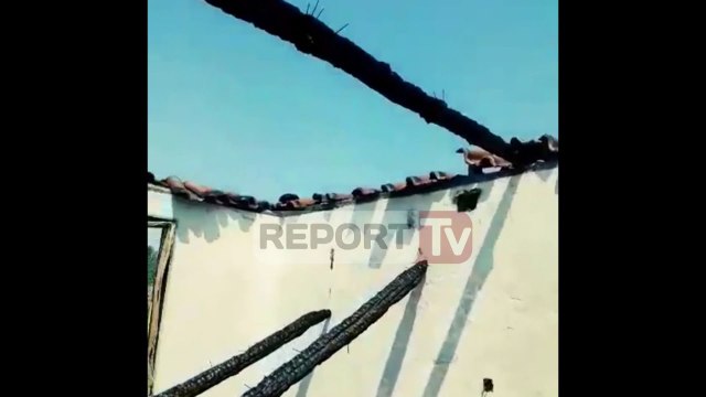 Report TV - Digjet shtëpia në Rrasë të Bleshit, tetë persona në qiell të hapur