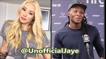 Iggy Azalea CURVED By NFL WR DeAndre Hopkins After Saying They're Dating.
