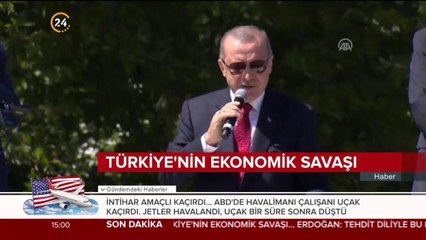 Erdoğan Ordu'da konuştu