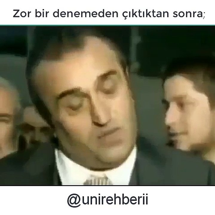 Zor bir denemeden çıktıktan sonra