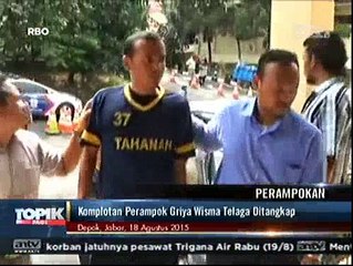 Komplotan Perampok di Perumahan Griya Telaga Permai Berhasil Dibekuk