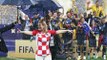 Kolinda - Grabar - Kitarovic Top memorable movements of football world cup France (Macron) and Croatia