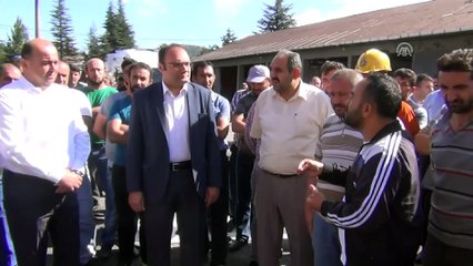 İşvereni protesto etmek için çatıya çıktılar - AMASYA