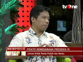 Presiden Jokowi Kritik Parpol dan Media (Bagian 1)
