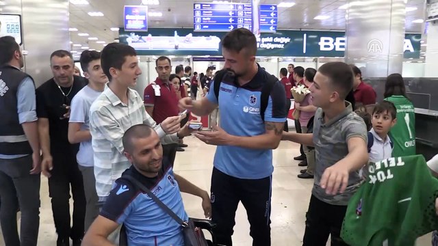 Trabzonspor kafilesi geldi - İSTANBUL