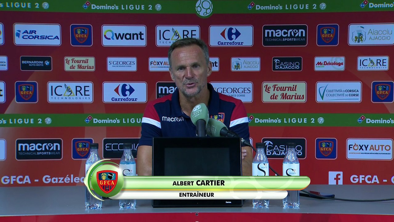 Gazélec Ajaccio 1-3 FC Lorient : la réaction d'A. Cartier et de M. Landreau