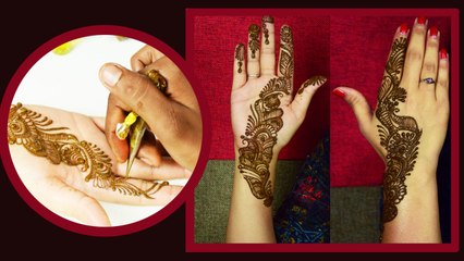 Mehendi Design Front & Back: हाथों के दोनों साइड पर इस तरह लगाएं अरेबिक मेहंदी | Boldsky