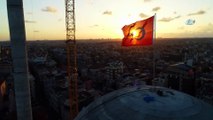 Taksim Camii’nde Gün Batımı Mest Etti | Havadan Görüntüler