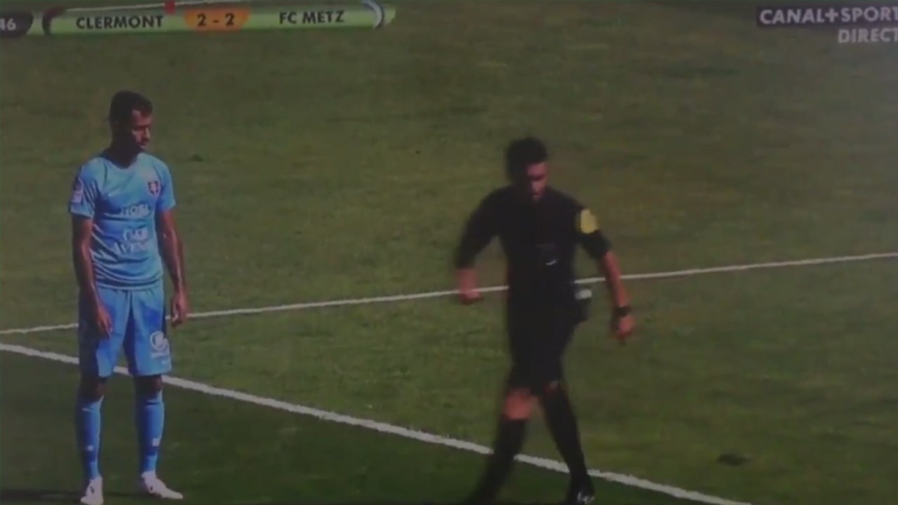 Boulaya buteur sur coup franc face à Clermont Foot