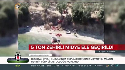 Bursa'da 5 ton zehirli midye ele geçirildi
