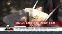 Okul bahçesinden küp çıktı