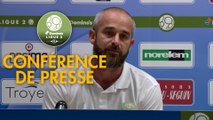 Conférence de presse ESTAC Troyes - AS Beziers (0-1) : Rui ALMEIDA (ESTAC) - Mathieu CHABERT (AS Beziers) - 2018/2019