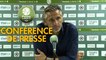 Conférence de presse Red Star  FC - Havre AC (0-1) : Régis BROUARD (RED) - Oswald TANCHOT (HAC) - 2018/2019