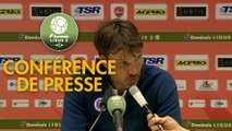 Conférence de presse Valenciennes FC - Châteauroux (1-1) : Réginald RAY (VAFC) - Jean-Luc VASSEUR (LBC) - 2018/2019