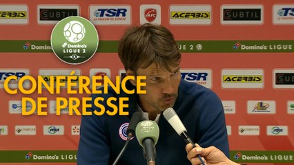 Conférence de presse Valenciennes FC - Châteauroux (1-1) : Réginald RAY (VAFC) - Jean-Luc VASSEUR (LBC) - 2018/2019