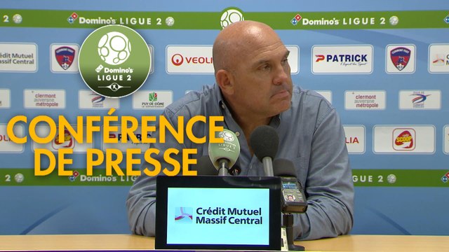Conférence de presse Clermont Foot - FC Metz (2-3) : Pascal GASTIEN (CF63) - Frédéric ANTONETTI (FCM) - 2018/2019