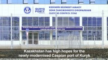 Kazakh leader touts port on China's 'Silk Road'