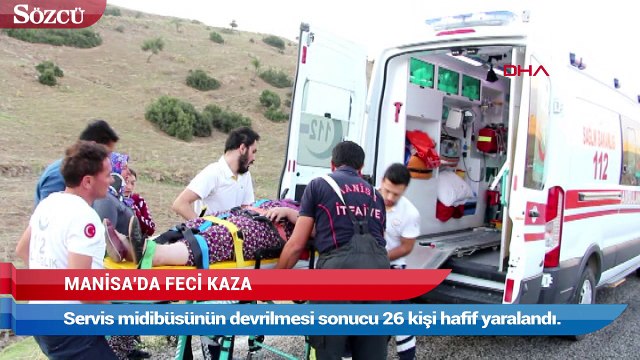 Tarım işçilerini taşıyordu! Kaza yaptı 26 yaralı