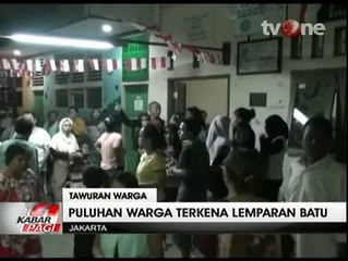Sejumlah Rumah Rusak dan Terbakar Akibat Tawuran Warga di Tebet
