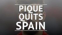 Pique confirms Spain retirement