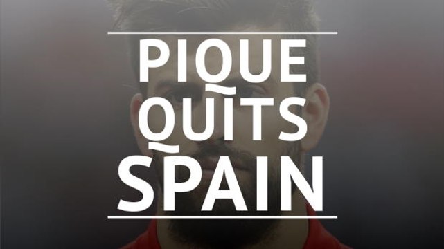 Pique confirms Spain retirement