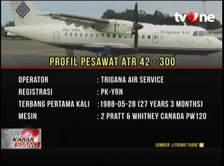 Seperti ini Profil Pesawat ATR 42 Milik Trigana Air