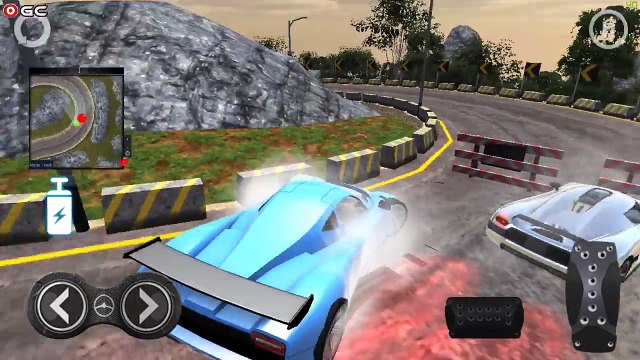 Drive Car On Asphalt Road Black Racing / 3D Drift Racing Games / Android Gameplay FHD