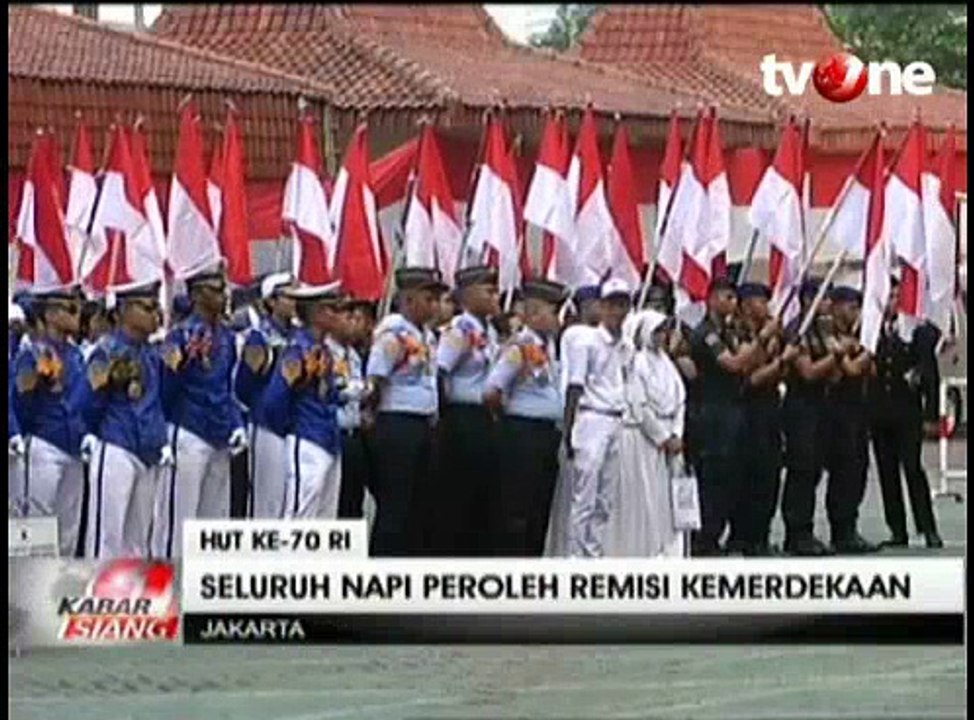 Menkumhan Berikan Remisi Bebas Kepada 93 Napi Rutan Cipinang