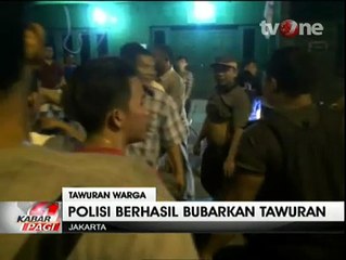 2 Kelompok Pemuda Terlibat Tawuran di Jatinegara