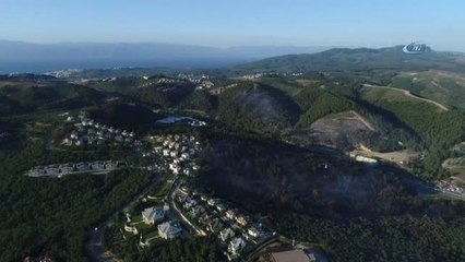 Bursa'nın Yanan Ciğerleri Havadan Görüntülendi
