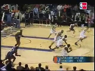 Gerald Wallace Block On  Ronnie Brewer's layup attempt again