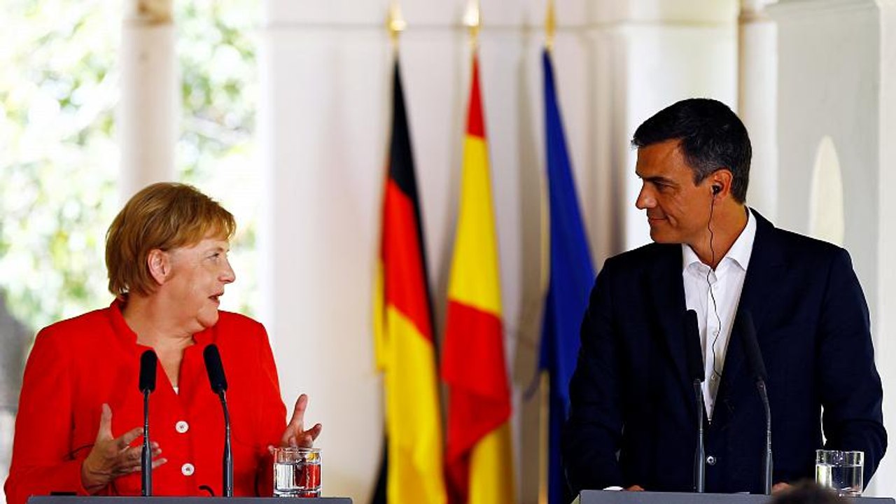 Migration: Merkel und Sánchez fordern 'faire Verteilung'