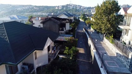 Bursa’nın yanan ciğerleri havadan görüntülendi