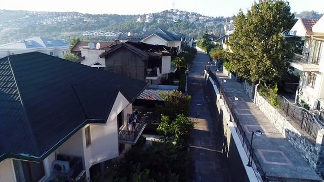 Bursa’nın yanan ciğerleri havadan görüntülendi