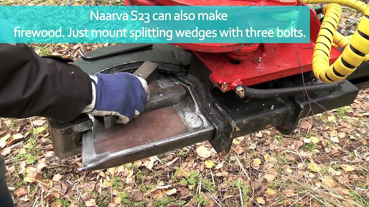 Naarva S23 stroke harvester   firewood processor