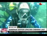 Pimpin Upacara HUT RI di Bawah Laut, Gubernur Rutin Latihan Menyelam