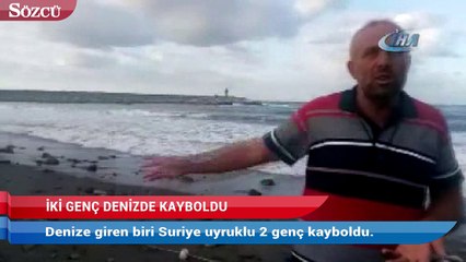 Kastamonu’da iki genç denizde kayboldu