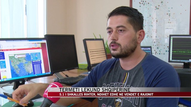 Tërmeti “shkund” Shqipërinë, lëkundje të forta në disa qytete - News, Lajme - Vizion Plus