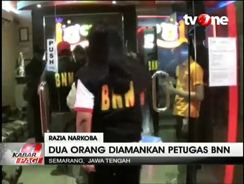 Petugas BNN Jateng Amankan Dua Orang Saat Razia Tempat Hiburan Malam