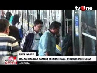 HUT RI Ke-70, Warga Bisa Naik Kereta Api Gratis