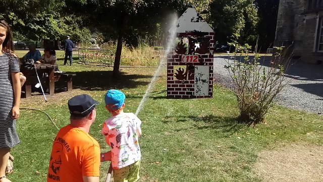 Portes ouvertes pompiers de Hamoir : un futur pompier ?