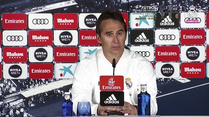 Julen Lopetegui: "Siempre habrá un problema porque tendremos un gran portero que no juegue"