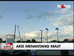 Atraksi Ekstrem di Atas Kabel Sepanjang 480 Meter
