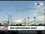 Atraksi Ekstrem di Atas Kabel Sepanjang 480 Meter